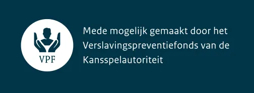 Mede mogelijk gemaakt door het Verslavingspreventiefonds van de Kansspelautoriteit
